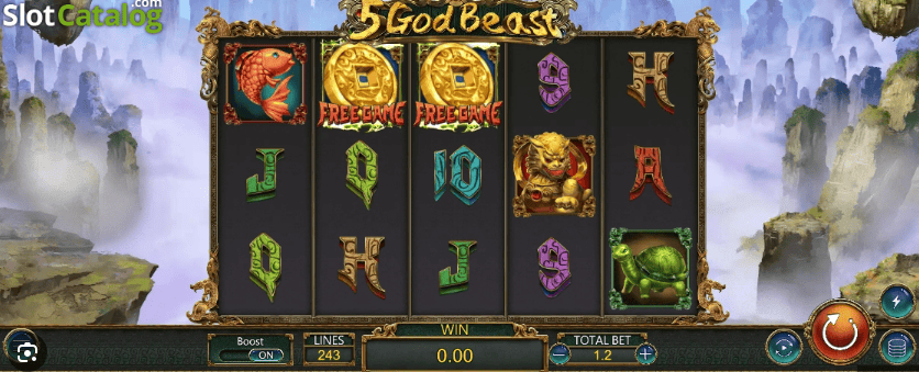 Game slot online 5 God Beast